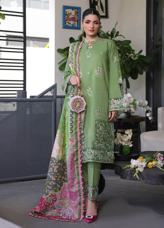 Sera by Sahne Embroidered Lawn 3pcs - Jotey