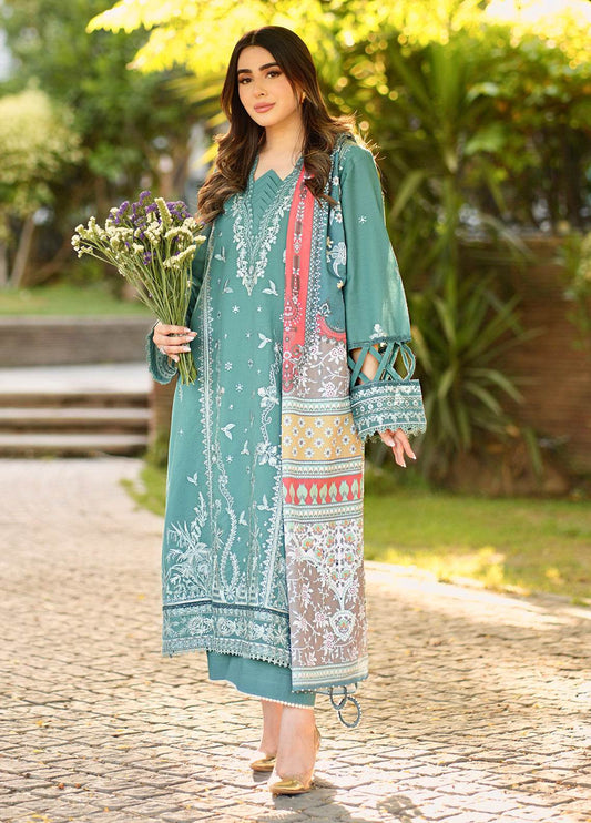 Sera by Sahne Embroidered Lawn 3pcs - Jotey