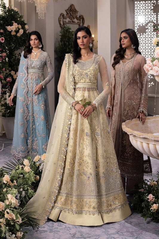 GOSSAMER BY ZAHA Luxury Unstitched 3pcs - Jotey