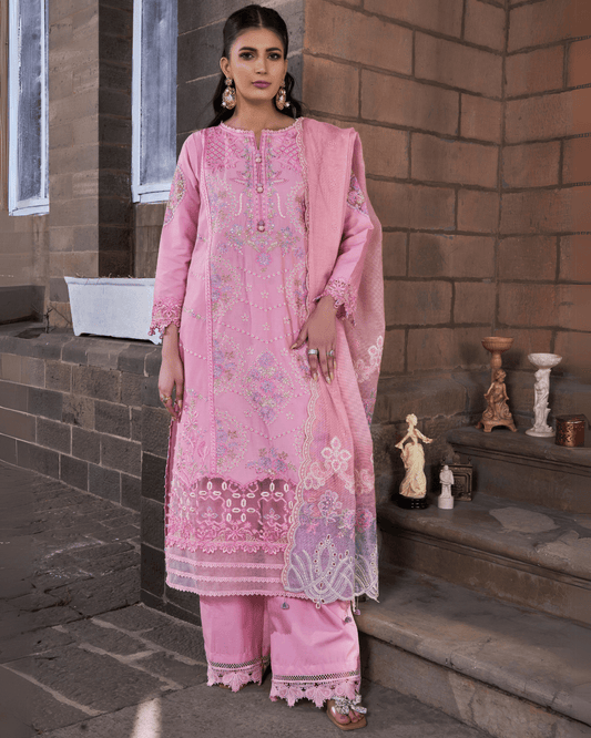 Atiya Irfan Preet Embroidered Unstitched Lawn 3pcs - Jotey