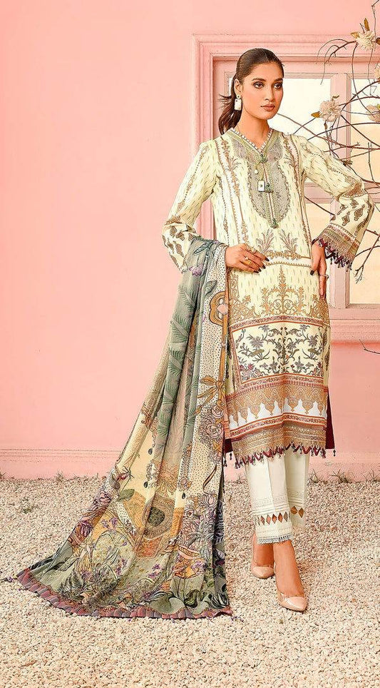 Viva Prints 23 by Anaya Unstitched Lawn 3pcs - Jotey