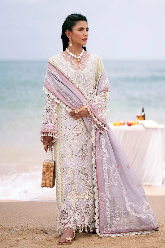 AJR Dastan Embroidered Luxury Lawn Unstitched 3pcs - Jotey