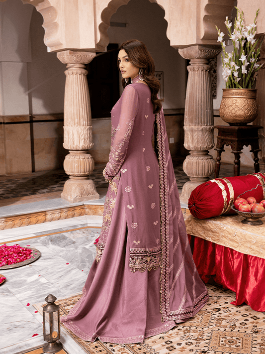 Zeenat Vol 19 Luxury EMB. Semi Stitched 3pcs - Jotey