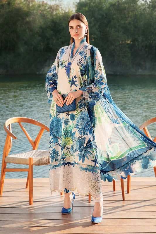 M. Prints By Maria B. Lawn Vol-25 Printed Unstitched 3pcs
