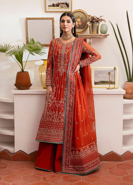 Reverie By Gulaal Embroidered Chiffon Unstitched 3pcs - Jotey
