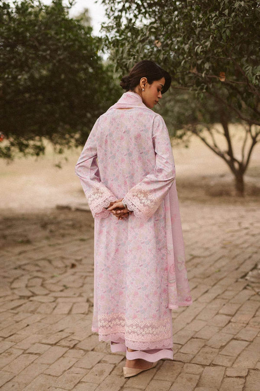 AYZEL Core Collection Embroidered Unstitched Lawn 3pcs - Jotey