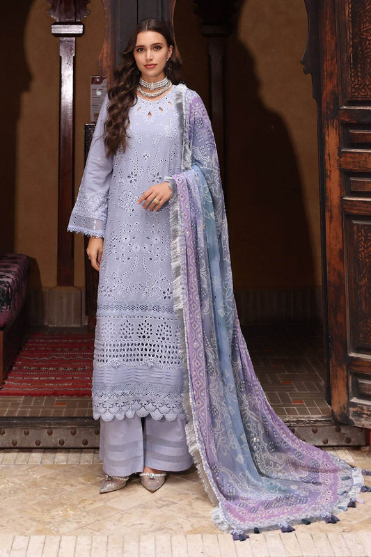 Baazar By Nureh Embroidered Chikankari Lawn Unstitched 3pcs - Jotey