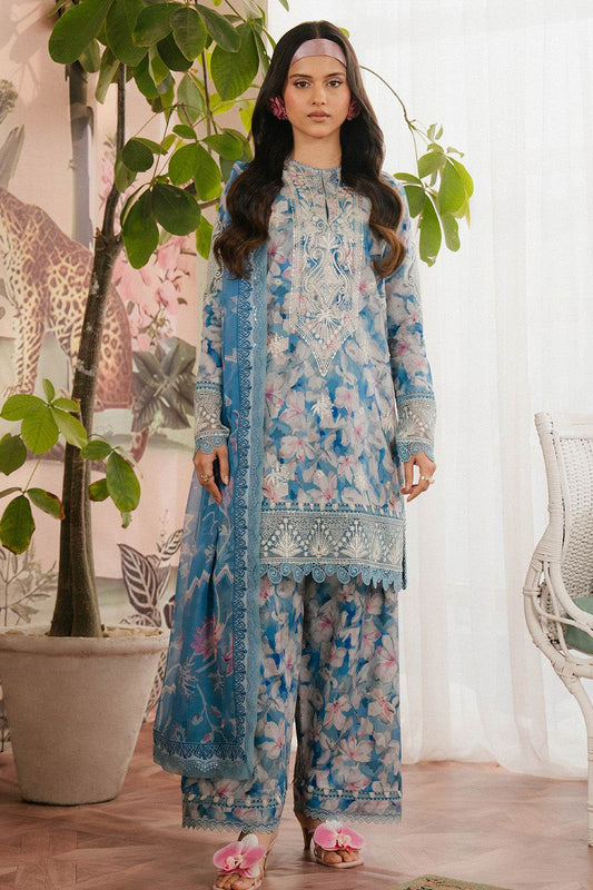 Armelia By Ayzel Printed Lawn Unstitched 3pcs - Jotey