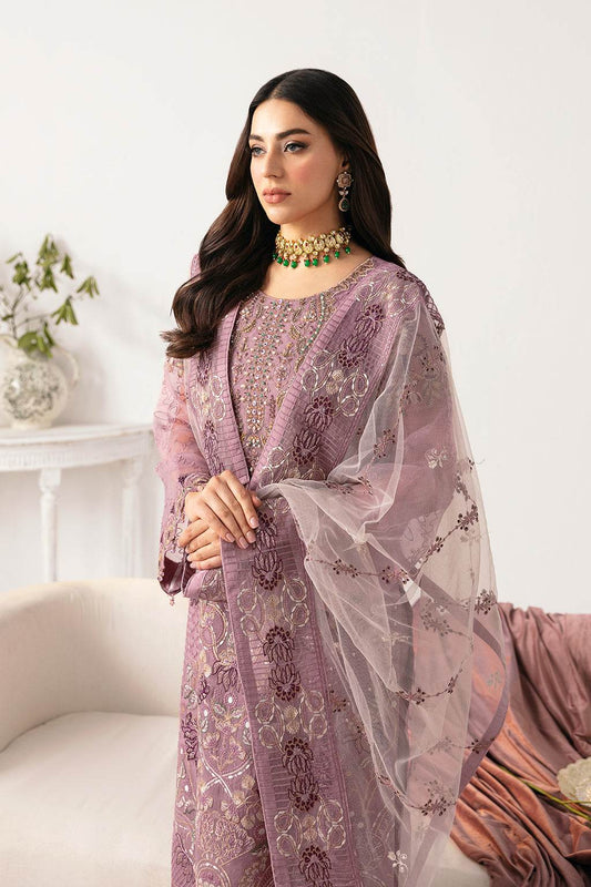 Minhal By Ramsha Chiffon Vol-11 Semi-Stitched 3pcs - Jotey