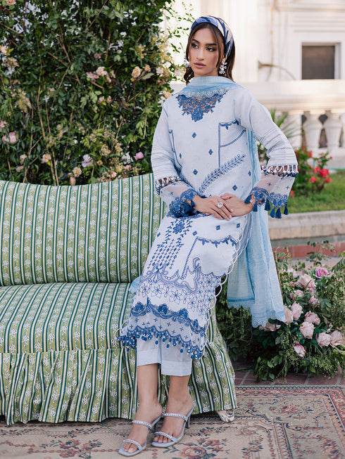 Ivy Bloom Printkari By Parishay Primium Printed Lawn Unstitched 3pcs - Jotey