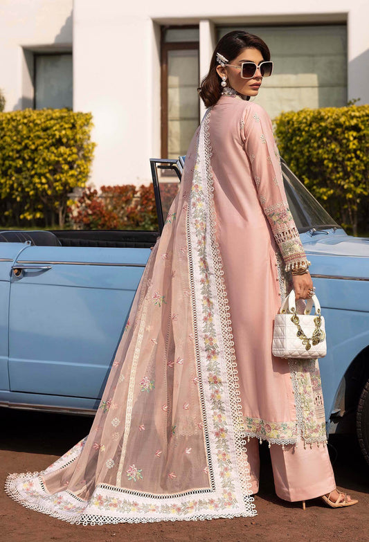 Adans Libas Summer's Dream Embroidered Lawn Unstitched 3 Piece - Jotey