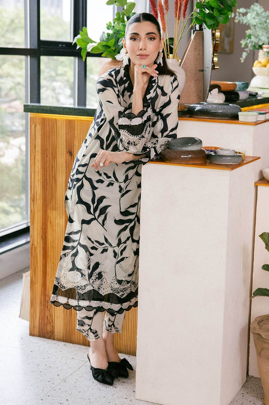 Ballerina By Nureh Embroidered Chikankari Unstitched 2pcs - Jotey