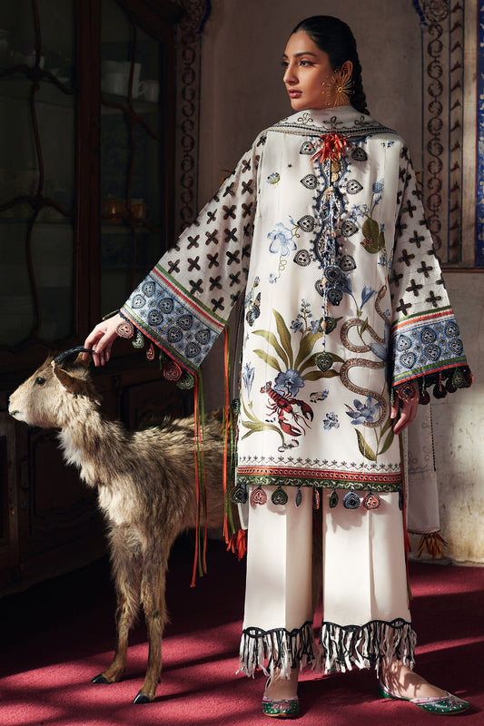 Elan Embroidered Lawn Unstitched 3pcs