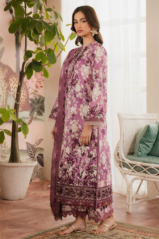 Armelia By Ayzel Printed Lawn Unstitched 3pcs - Jotey