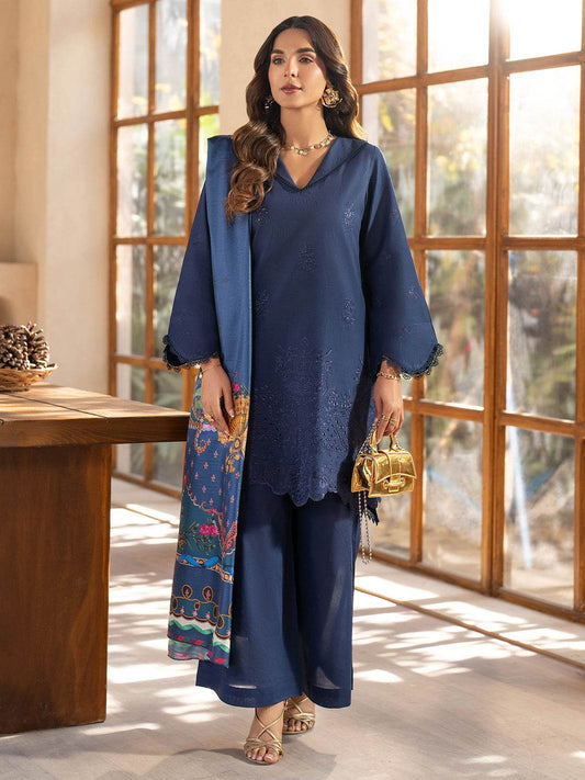 Stella By Mahnur Embroidered Lawn Unstitched 3pcs - Jotey