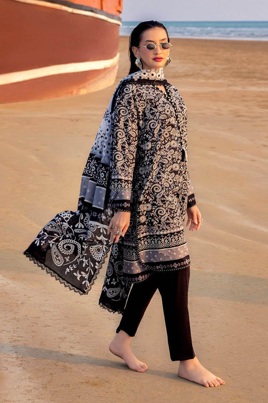 Gul Ahmed Printed Summer Lawn'25 Unstitched 3pcs - Jotey