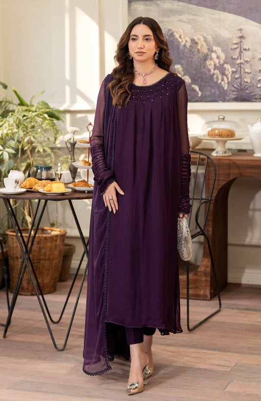 Zevk Babes Hand Embellished Stitched 3pcs - Jotey