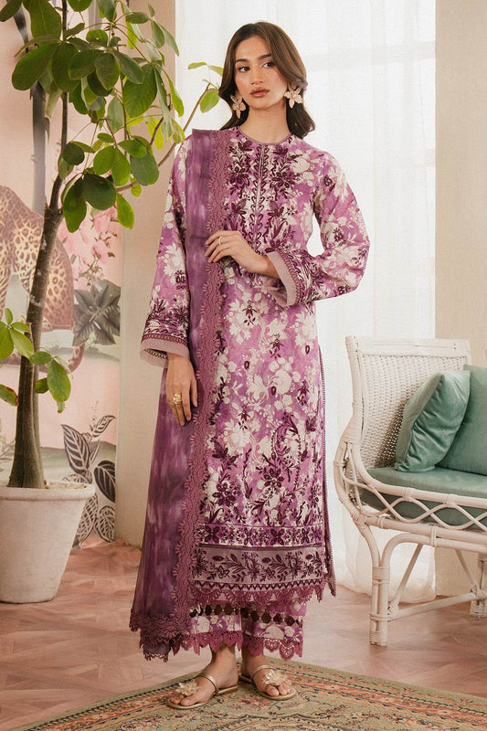 Armelia By Ayzel Printed Lawn Unstitched 3pcs - Jotey