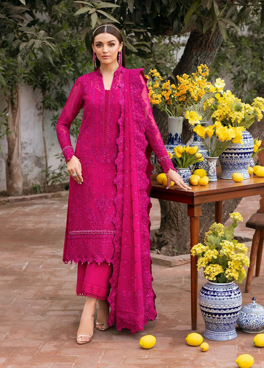 Reverie By Gulaal Embroidered Chiffon Unstitched 3pcs - Jotey