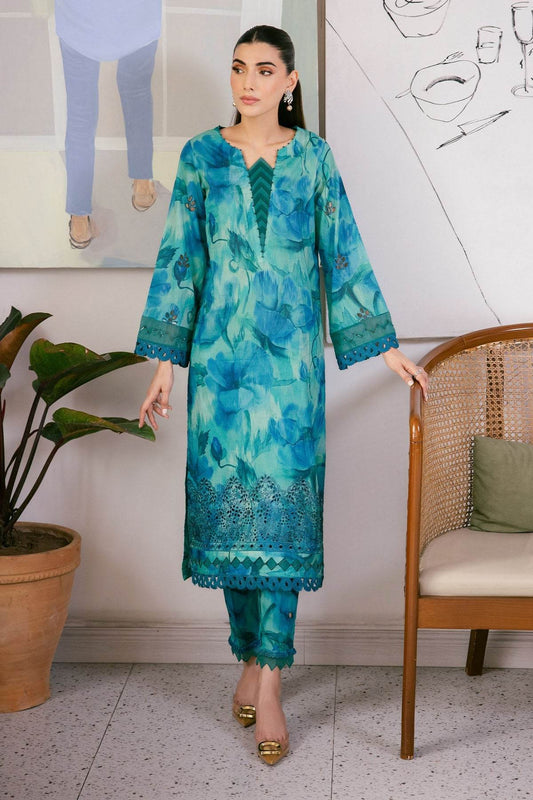 Ballerina By Nureh Embroidered Chikankari Unstitched 2pcs - Jotey