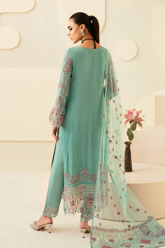 Ramsha Dastoor Chiffon Vol-01 Unstitched 3pcs - Jotey