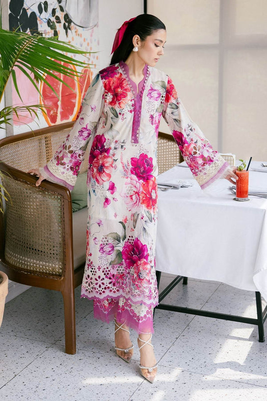 Ballerina By Nureh Embroidered Chikankari Unstitched 2pcs - Jotey