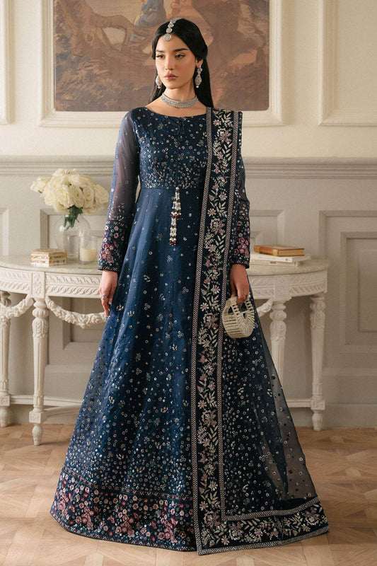 Elanora By Nureh Embroidered Luxury Chiffon Unstitched 3pcs - Jotey