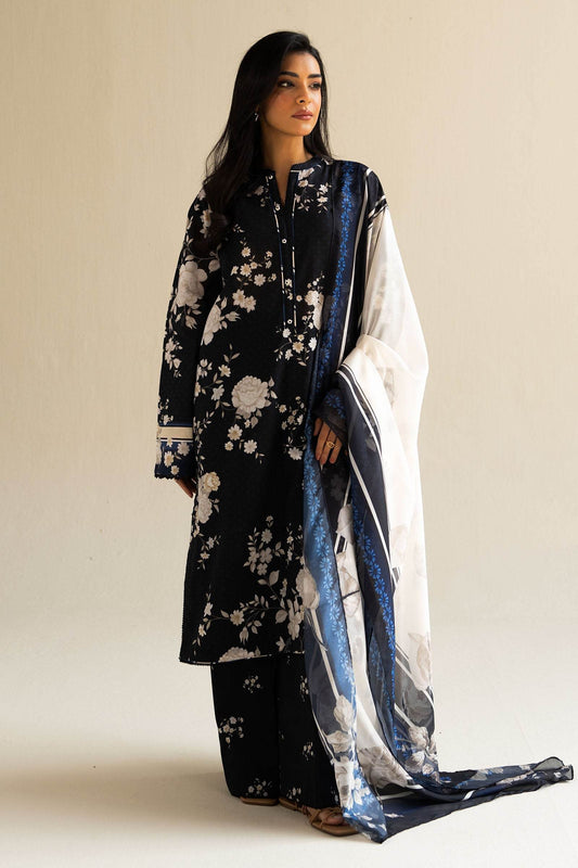 Coco By Zara Shahjahan Digital Printed Lawn Unstitched 3pcs - Jotey