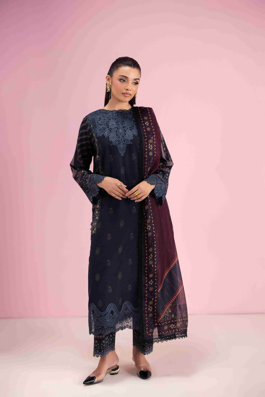 Aabyaan Eid Pret'25 Embroidered Stitched 3pcs - Jotey