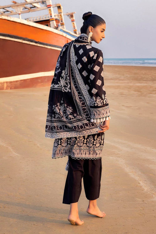 Gul Ahmed Printed Summer Lawn'25 Unstitched 3pcs - Jotey