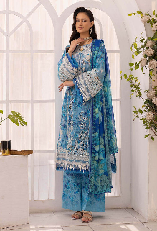 Solana By Adans Libas Printed Lawn Unstitched 3 Piece - Jotey