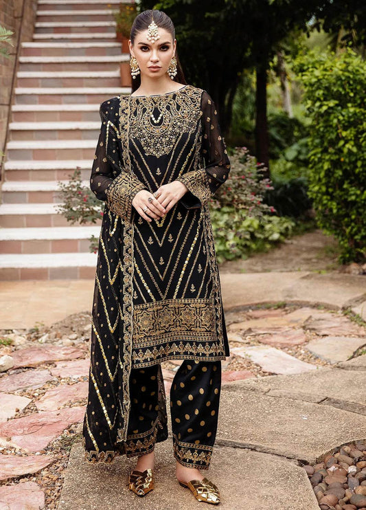 Freesia By Maryum N Maria Luxury Formals Unstitched 3pcs - Jotey