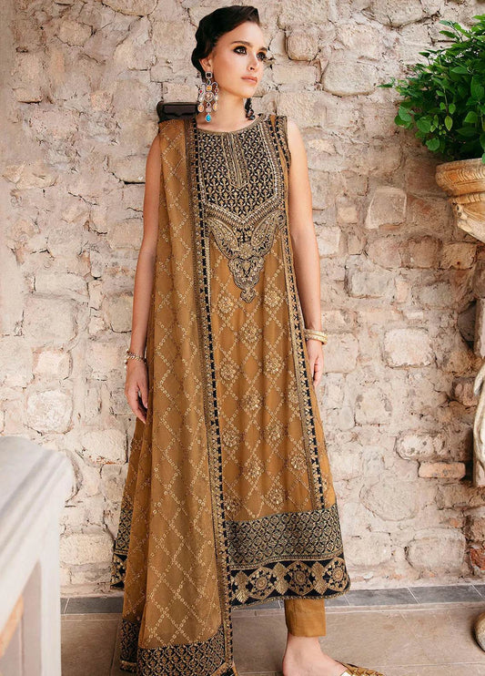 Freesia By Maryum N Maria Luxury Formals Unstitched 3pcs - Jotey