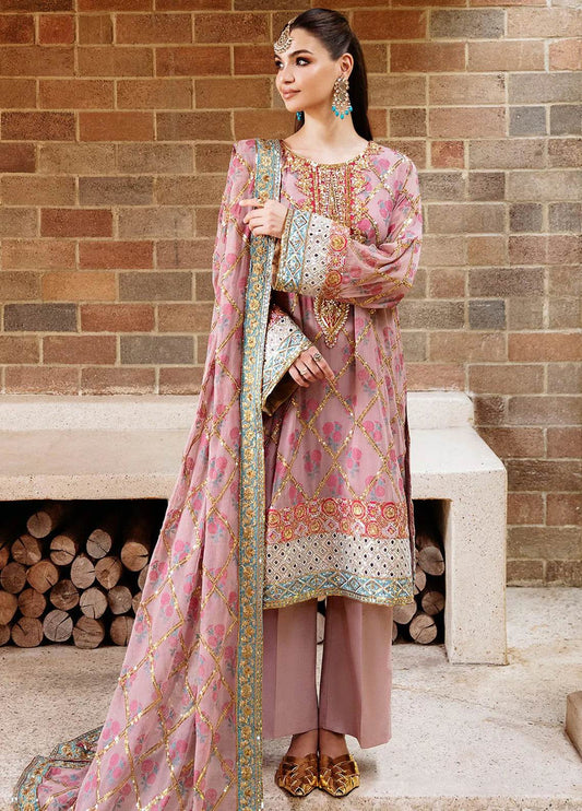 Freesia By Maryum N Maria Luxury Formals Unstitched 3pcs - Jotey