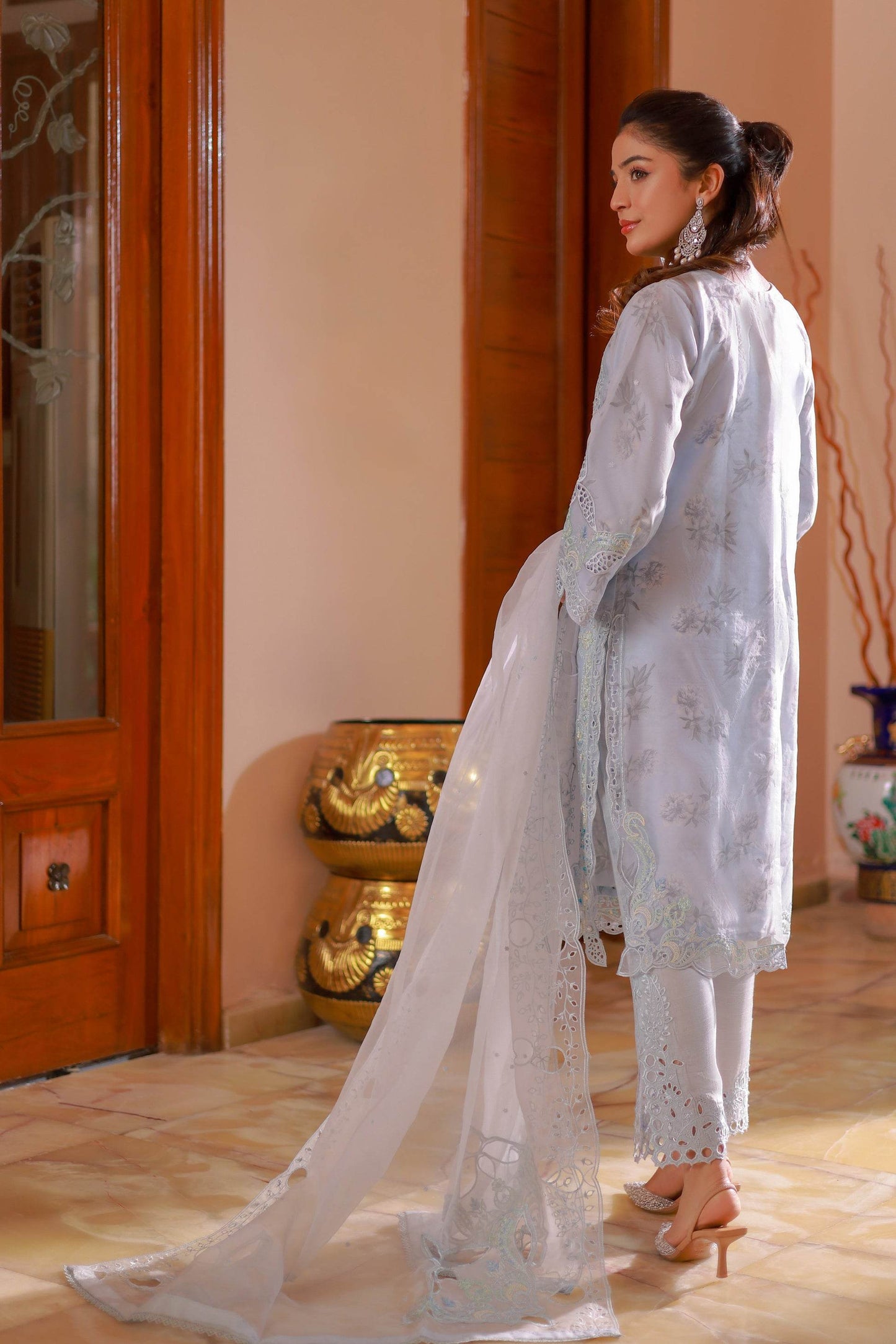 Naqsh by Guzel Organza Stitched 3pcs - Jotey