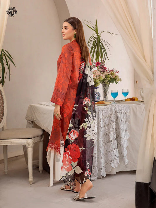 Rang Pasand By Gul Jee Embroidered Digital Printed Unstitched 3pcs