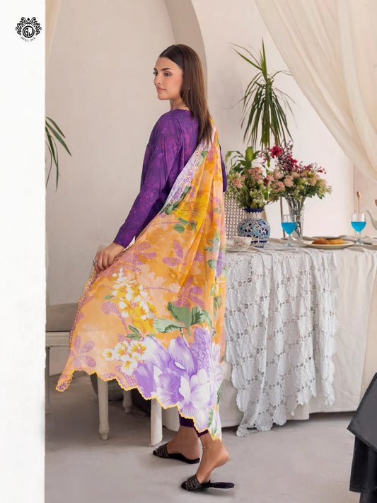 Rang Pasand By Gul Jee Embroidered Digital Printed Unstitched 3pcs