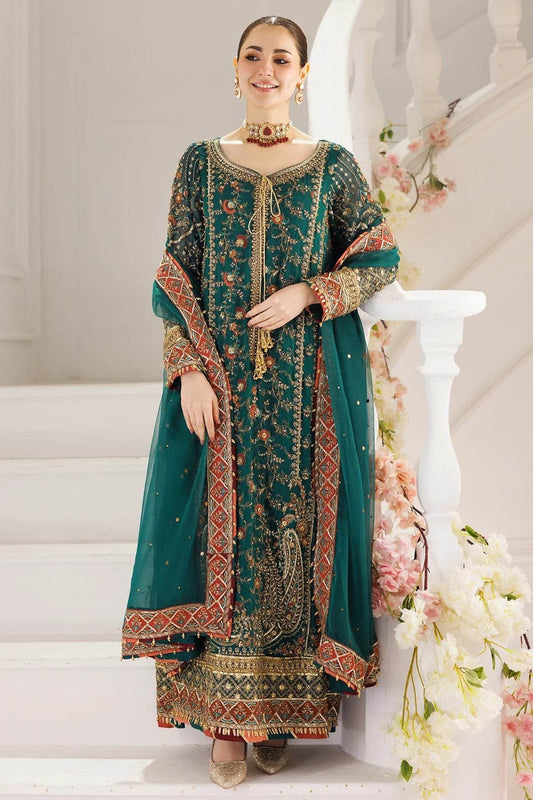 Charizma Dastan-E-Jashan Premium Chiffon Unstitched 4pcs - Jotey