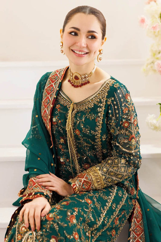 Charizma Dastan-E-Jashan Premium Chiffon Unstitched 4pcs - Jotey