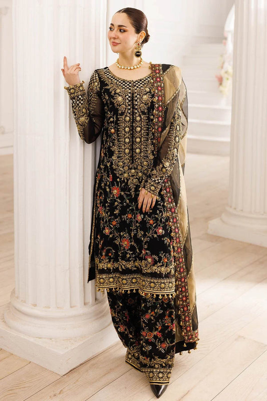 Charizma Dastan-E-Jashan Premium Chiffon Unstitched 4pcs - Jotey