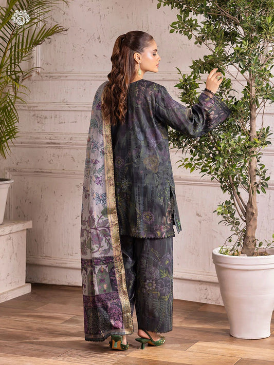 Ziva By Gull Jee Embroidered Digital Printed Lawn Edition'26 Unstitched 3 Piece