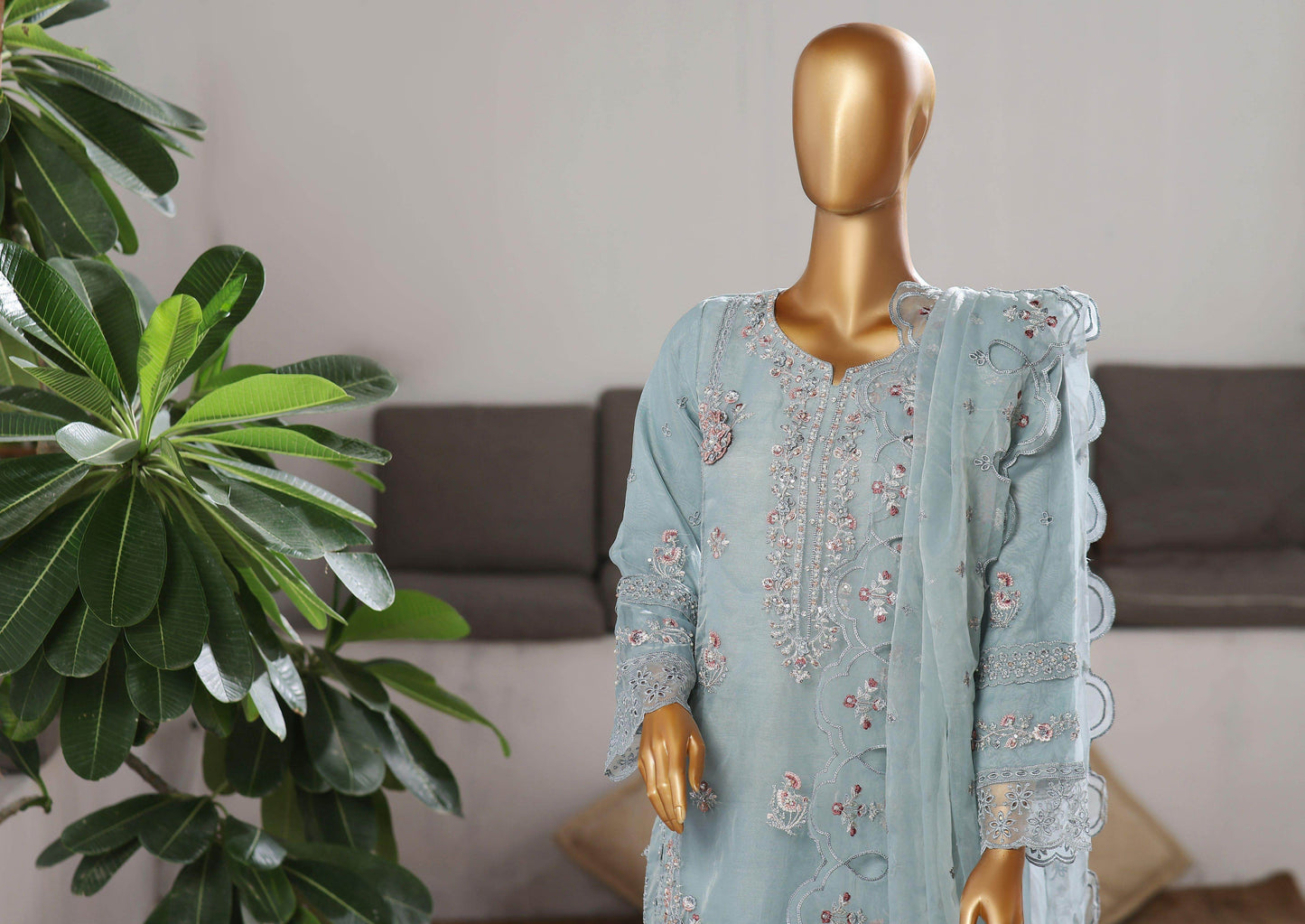 Sadabahar Mahpara Vol 9 Festive Formal Stitched 3pcs - Jotey