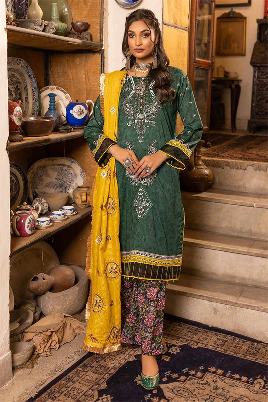 Rimal Vol-28 Embroidered & Sequence Work Lawn Unstitched 3pcs
