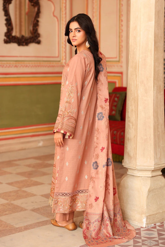 Nashfa by Johra Embroidered Jecquard Lawn Unstitched 3Pcs