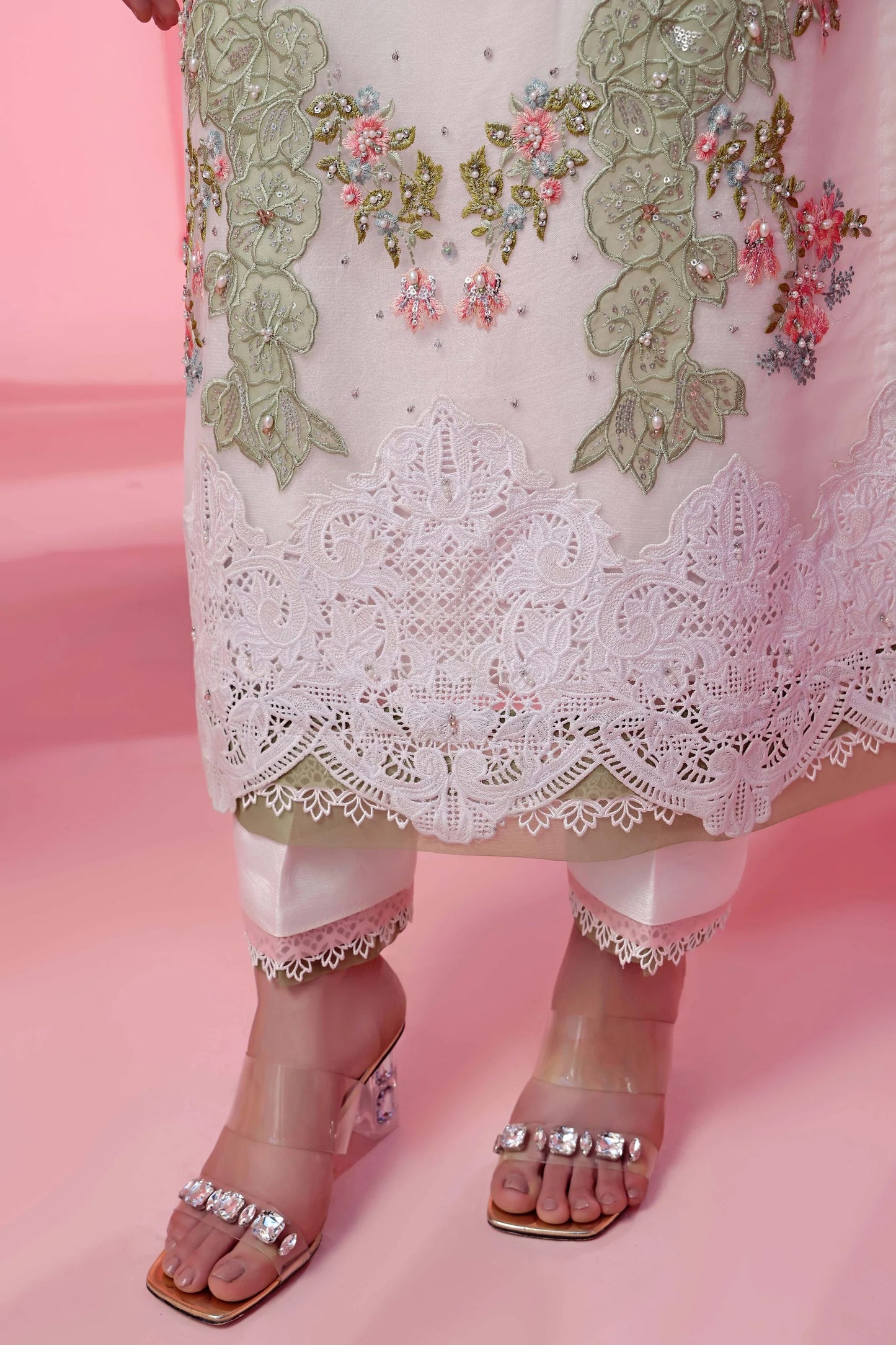 Noori By Guzel Embroidered Organza Stitched 3pcs