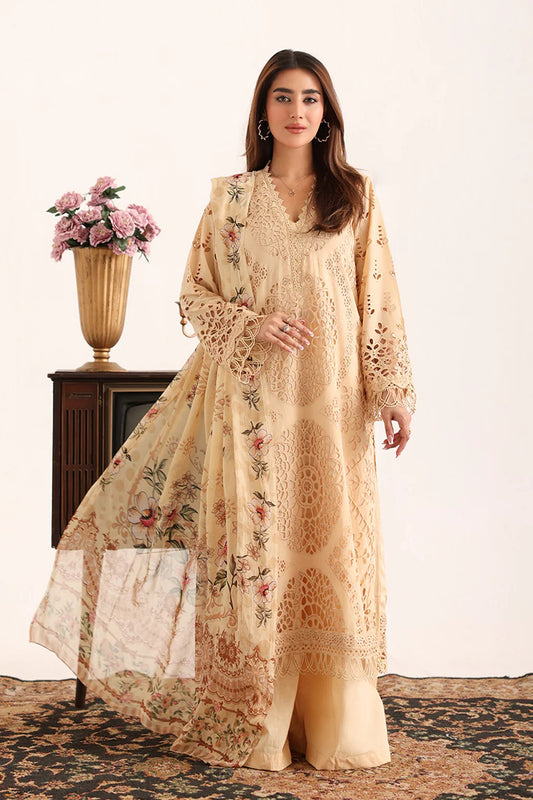 Iris by Johra Chikankari Lawn Unstitched 3Pcs