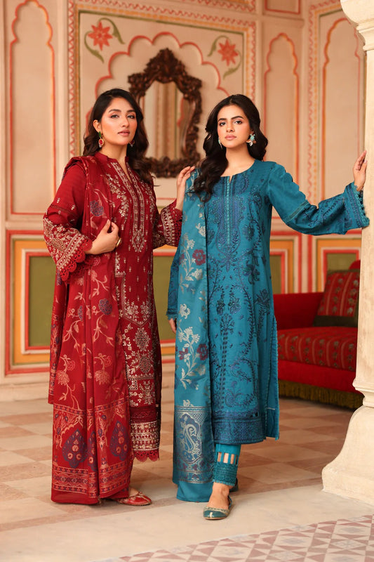 Nashfa by Johra Embroidered Jecquard Lawn Unstitched 3Pcs