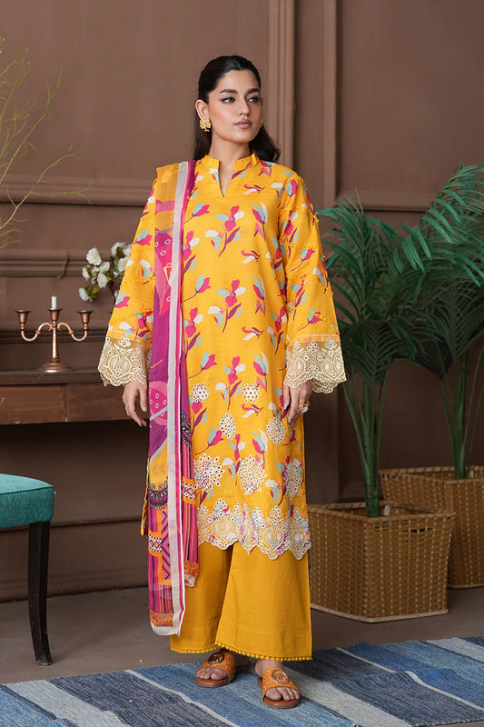 Shahzeen By Johra Embroidered Chikankari Printed Lawn Unstitched 3Pcs