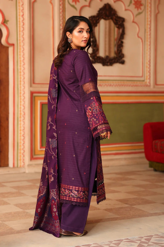 Nashfa by Johra Embroidered Jecquard Lawn Unstitched 3Pcs