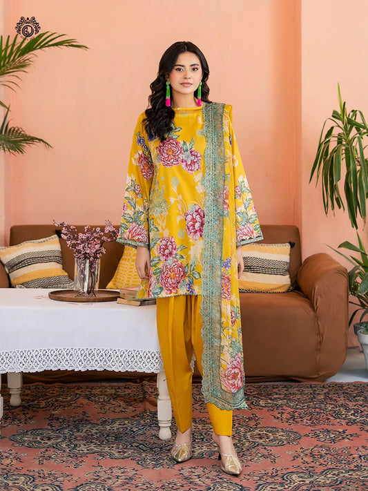 Rang Pasand By Gul Jee Vol-2 Embroidered Digital Printed Unstitched 3pcs